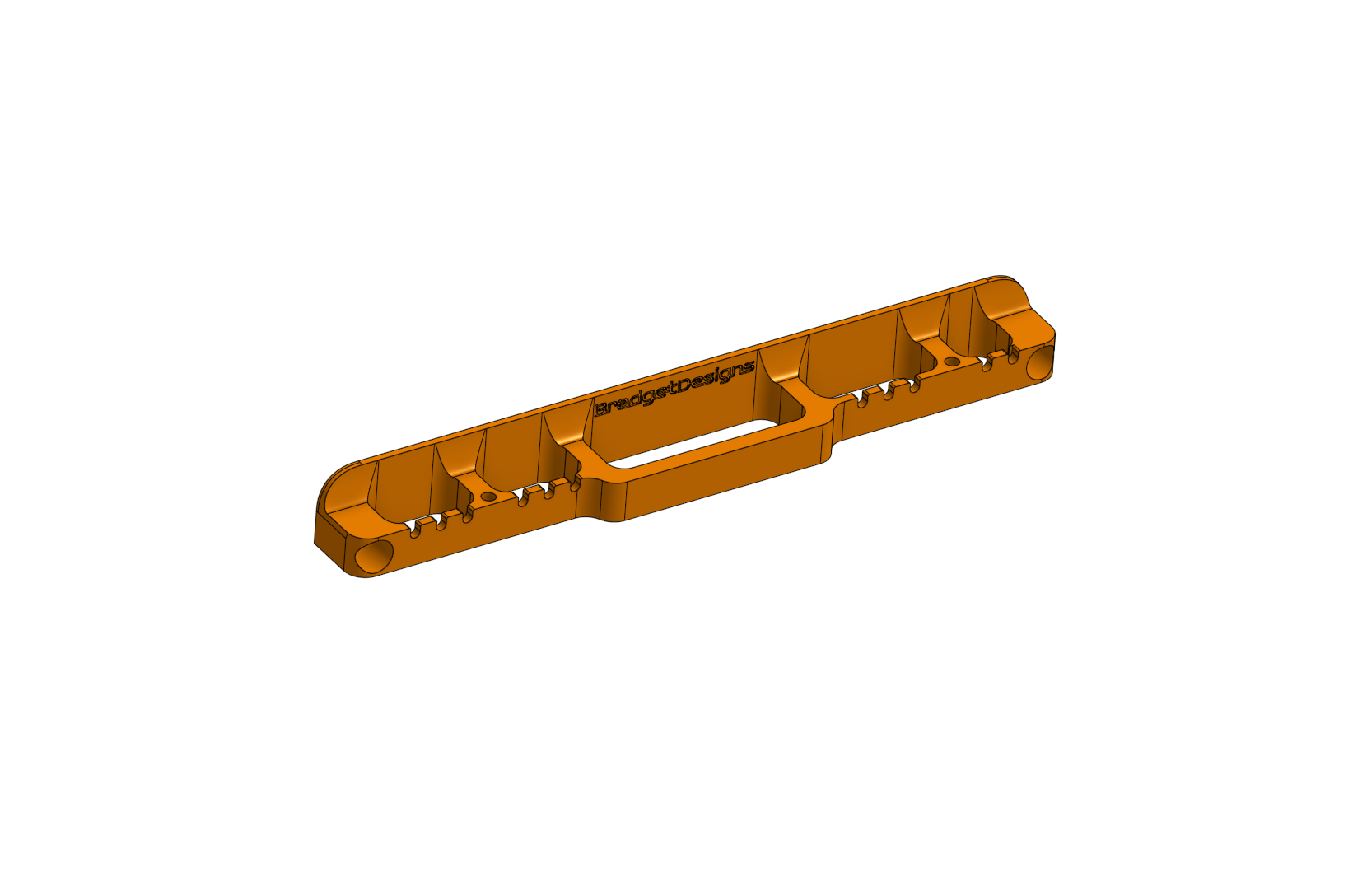 Rendering of the design of the universal tool holder