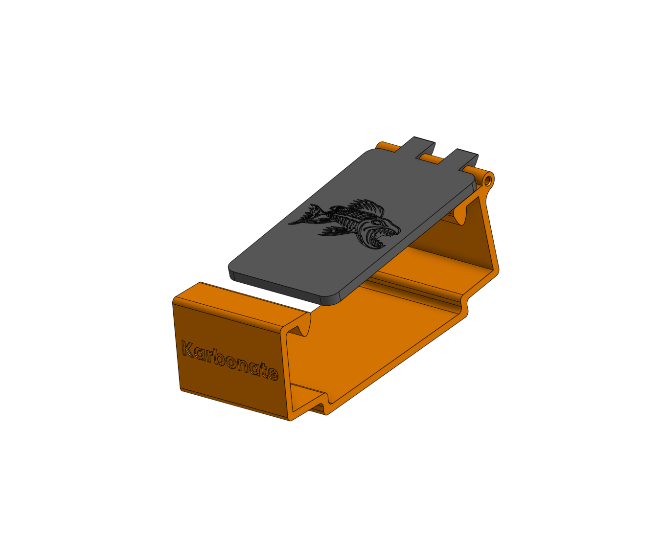 Model rendering of the ID holder