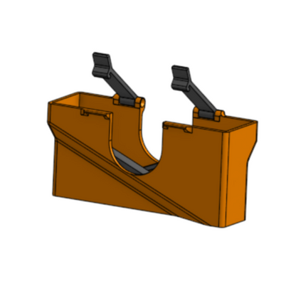 Model rendering of the transducer cover