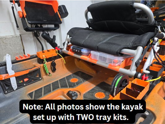 Old Town Kayak Under Seat Tackle Box Tray