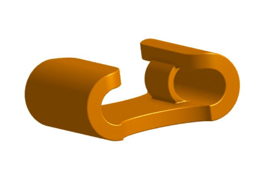 Rendering of a replacement bungee clip