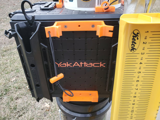 clamp and base mounted on BlackPak crate